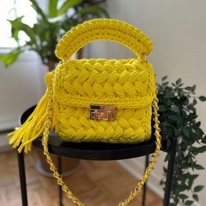 Handmade bag/Crochet bag/Crochet handbag/Hand knitted bag/Shoulder bag